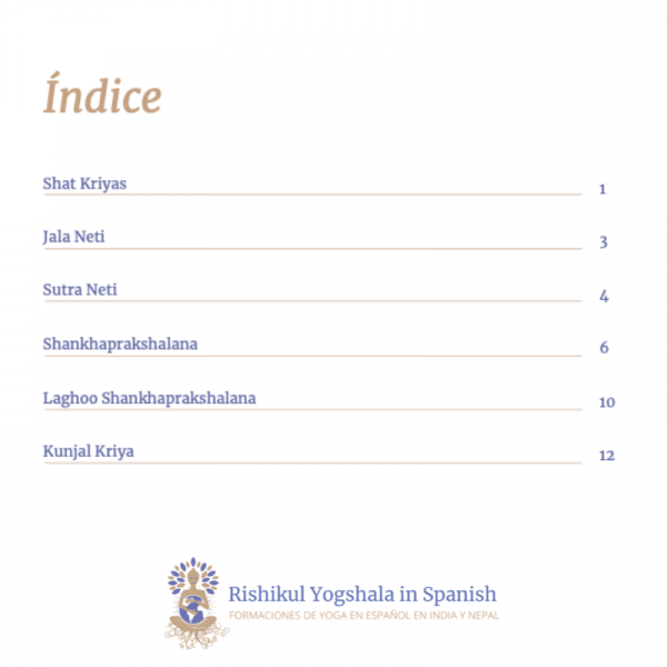 indice-shatkriya-rishikulyogshalainspanish-manual